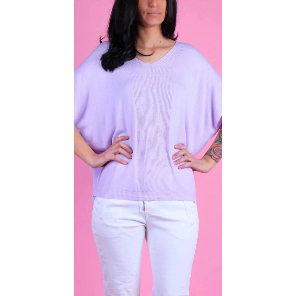 NEW GIGI MODA elsa knit top in lavender